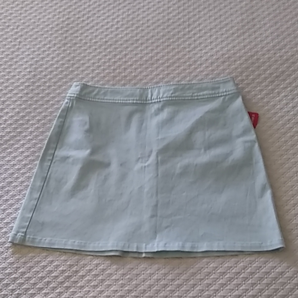 Forever 21 Mini skirt size M Stretch Aqua Summer Casual